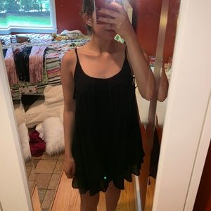 Urban Outfitters Black Dress with Ties up the side